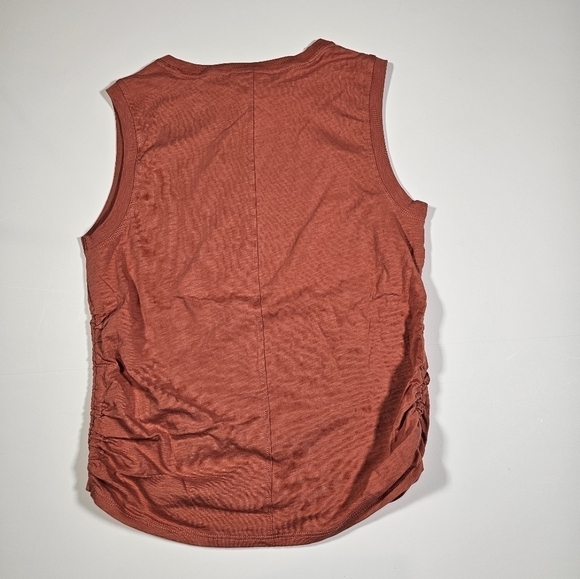 Universal Thread Women's Ruched Side Sleeveless Top (Size Small) Sheer Spice NEW - Picture 9 of 9